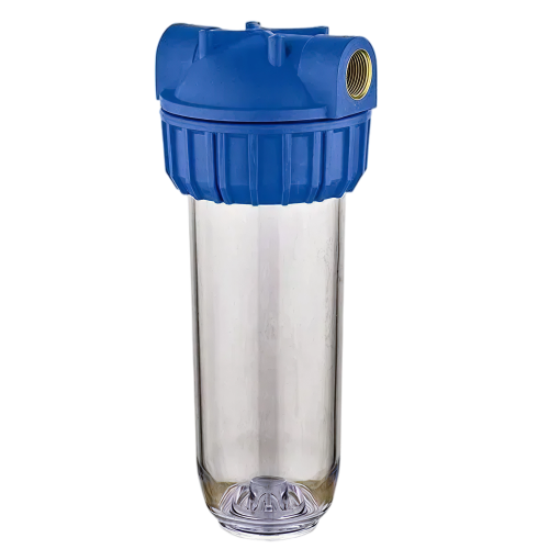 3-del filter 10" - 1" aansl. Incl beugel en sleutel