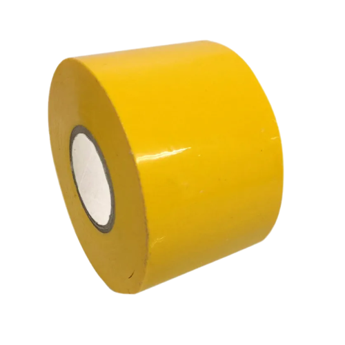 Drainage tape PVC, geel, B= 50mm, L= 10m
