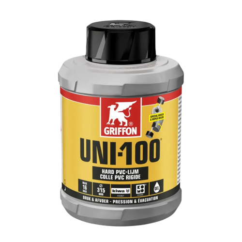 Griffon Uni 100, hard pvc lijm, 1000 ml