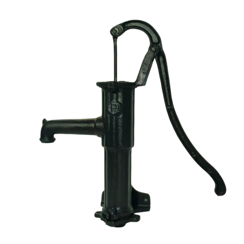 Handzwengelpomp met zijflens, groen