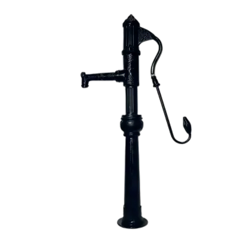 Handzwengelpomp Nostalgiepomp, zwart, 1 1/4"