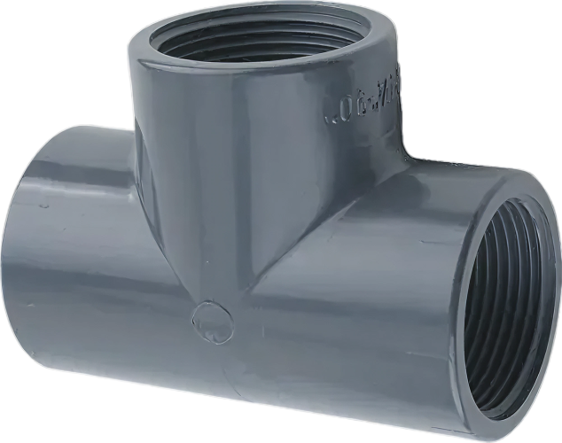 HD Draad T-stuk 2.1/2" 90° Bi.dr.