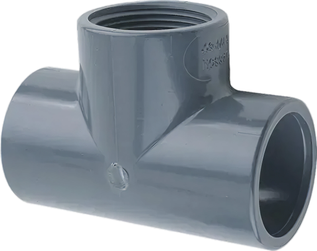 HD T-stuk 40mm x 1" x 40mm 90°