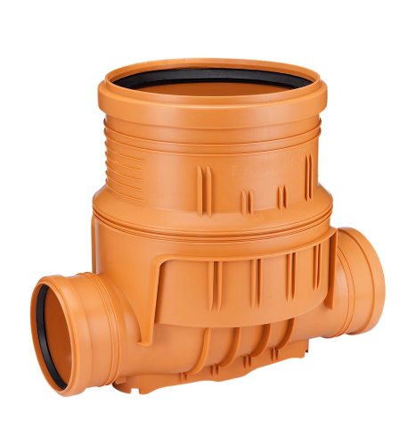 Karmat controleput 315mm, met 2 aansluitingen 200mm