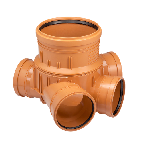 Karmat controleput 315mm, met 4 aansluitingen 200mm