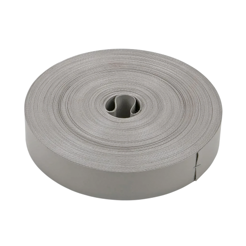 Kunststof ophangband, 40mm, grijs, rol 50 mtr