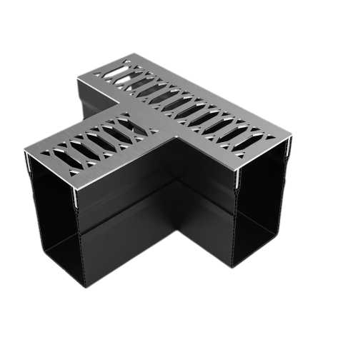 MW Drain 65/100 T-stuk, Viking-Line RVS rooster
