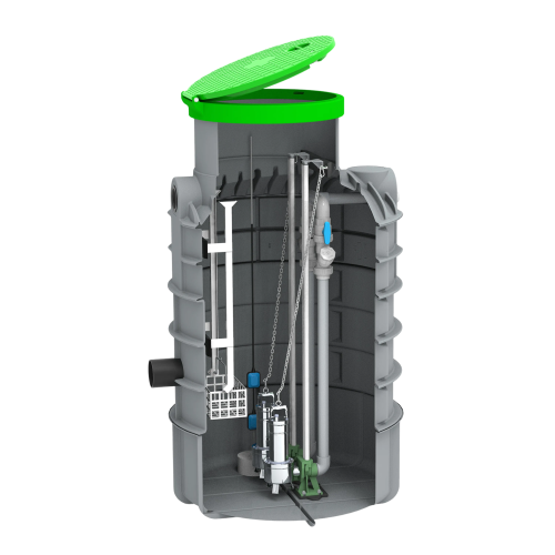 MW pompput, 2x DAB Feka VS 1200, Ø1300 x 2300