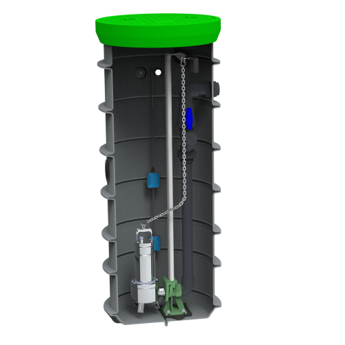 MW pompput, DAB Feka VS 1000, Ø800 x 2350