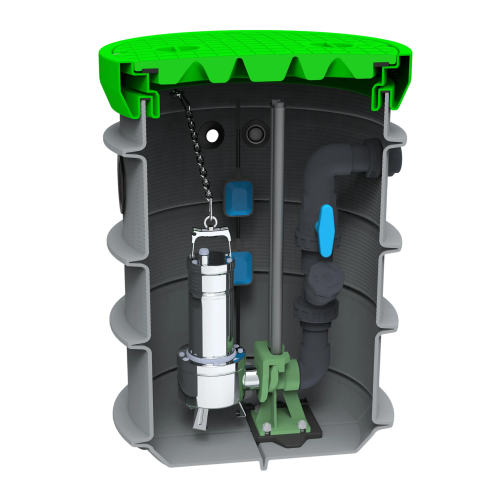 MW pompput, DAB Feka VS 750, Ø600 x 1000