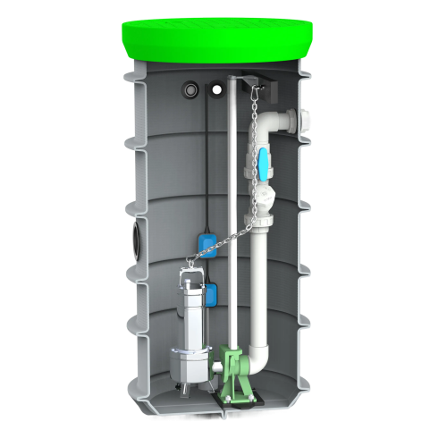 MW pompput, DAB Feka VS 750, Ø600 x 1500