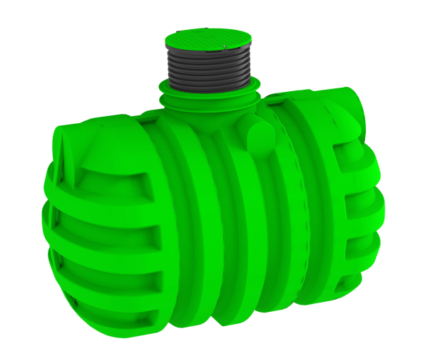 MW Regenwatertank ondergronds, 3000 liter, 2400x1400x1600-2100