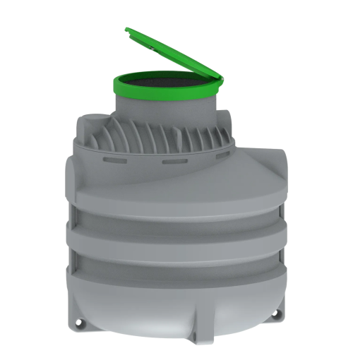 MW Regenwatertank verticaal, 3200 L, Ø1800 x 2350 mm