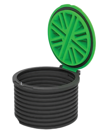 MW Schacht + groen deksel t.b.v. tank, type TH6