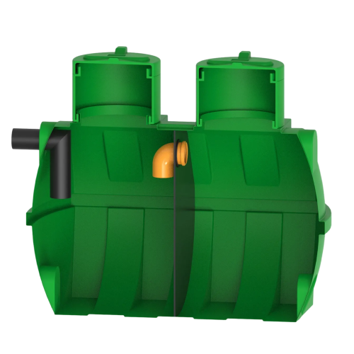 MW Septictank polyetheen, 2-kamersysteem, 1000 liter