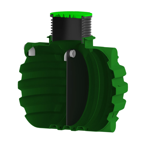 MW Septictank polyetheen, 2- kamersysteem 2200 liter