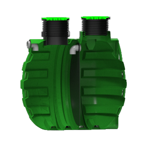 MW Septictank polyetheen, 2-kamersysteem 8000 liter