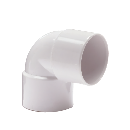Pipelife lijm bocht 90gr 40mm mof-mof wit