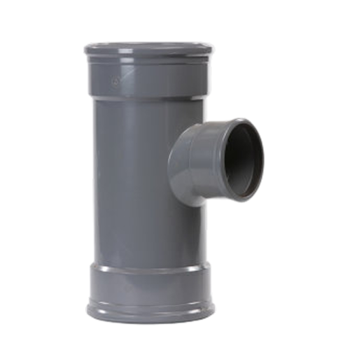 Pipelife pvc t-stuk m/m 125-110 90° sn4 gr