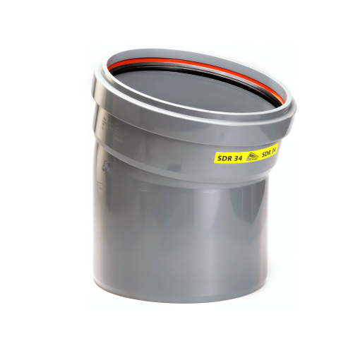 PVC Bocht 15° 315 SN4 M/S