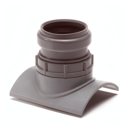 PVC Klemaanboorzadel, 125 x 50mm
