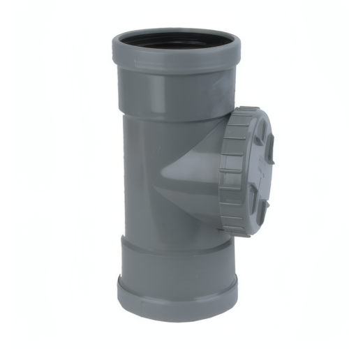 PVC ontstoppingsstuk 160mm SN4 met schroefdeksel 2x mof