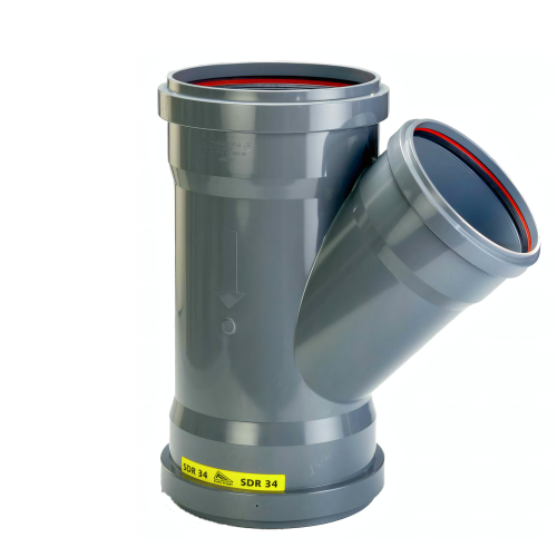 PVC T-stuk 45° 160 X 110 SN8 3M