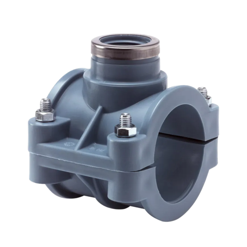 Unidelta PP Aanboorzadel  PN 16 (blauw) 40 x 1/2''