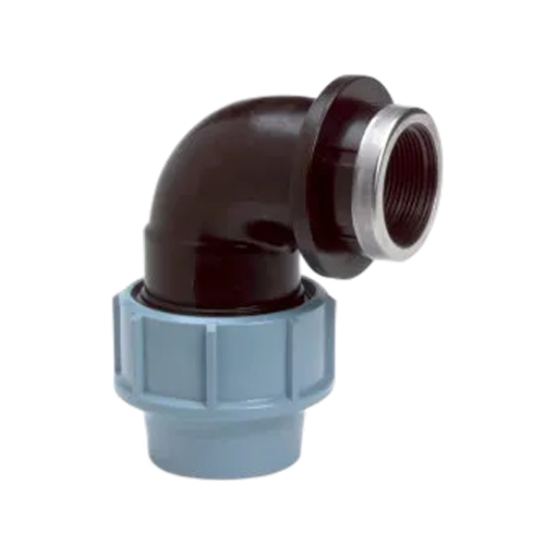 Unidelta PP Knie 90° met bi met verst. ring., 63 x 2''