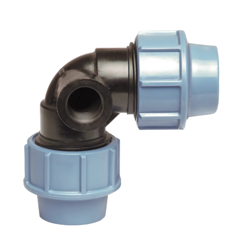 Unidelta PP Knie 90° met zij-aftakking 32 x 32 x 3/4''