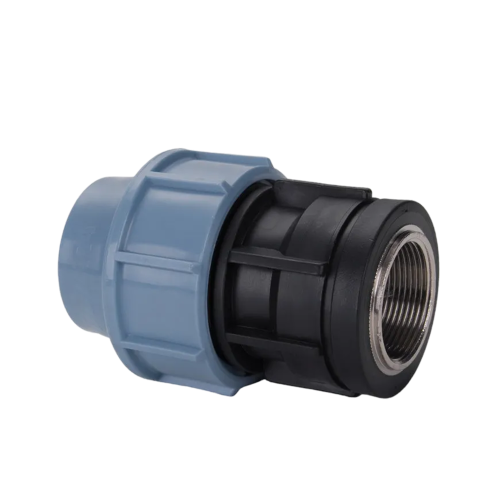 Unidelta PP schroefbus met messing bi.dr. 32 x 1''