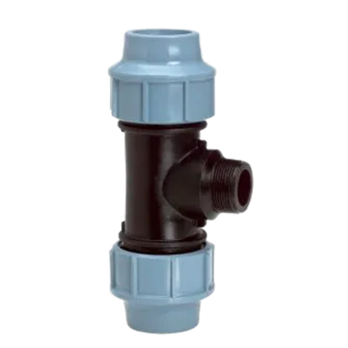 Unidelta PP T-stuk met buitendraad, 16 x 3/4''  x 16