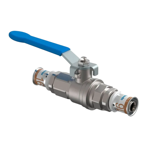 Uponor S-Press kogelkraan met hendel 16mm