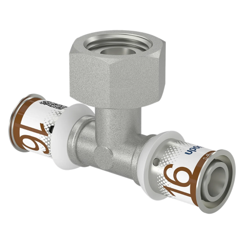 Uponor S-Press Plus Aqua pers SK-T-stuk Geberit 16x1/2"bix16