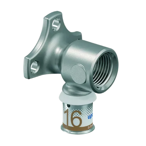 Uponor S-Press Plus pers muurplaat korte flens 16 x 1/2"