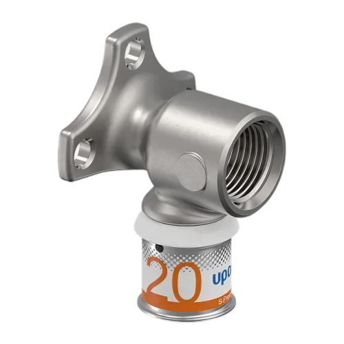 Uponor S-Press Plus pers muurplaat korte flens 20 x 3/4"