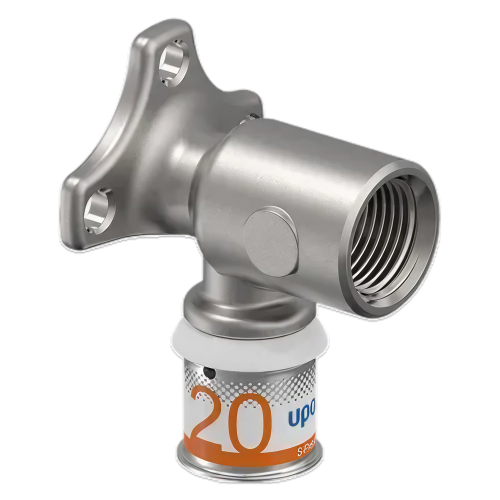 Uponor S-Press Plus pers muurplaat lange flens 20 x 1/2"
