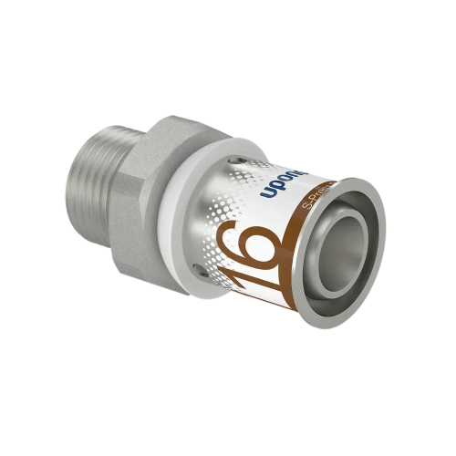Uponor S-Press Plus pers puntstuk 16mm x 3/8" bu