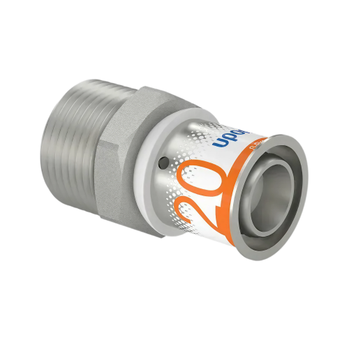 Uponor S-Press Plus pers puntstuk 20mm x 3/4"bu
