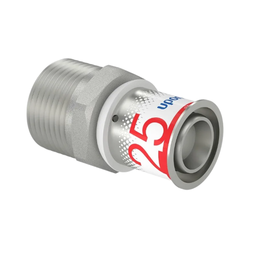 Uponor S-Press Plus pers puntstuk 25mm x 1"bu