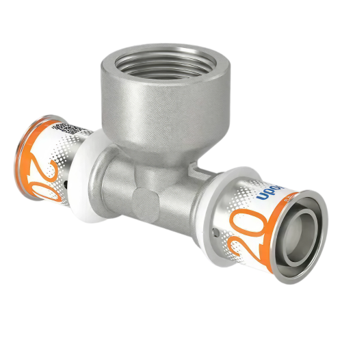 Uponor S-Press Plus pers T-stuk bi.dr. 20x3/4"x20mm