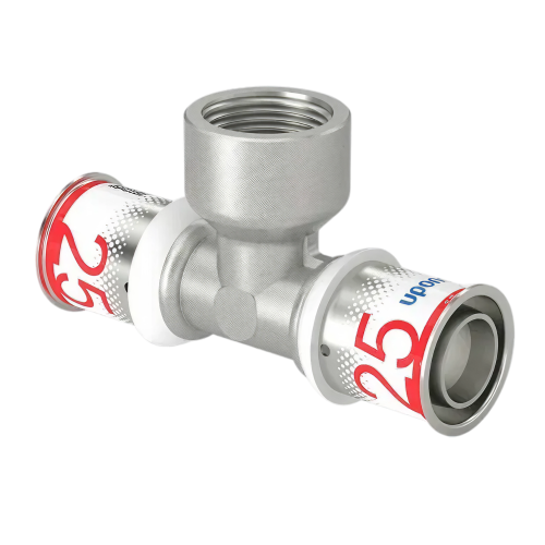 Uponor S-Press Plus pers T-stuk bi.dr. 25x3/4"x25mm