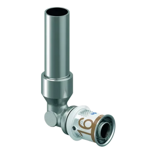 Uponor S-Press Plus Radi pers aansluitknie 16-15mm CU L=350m