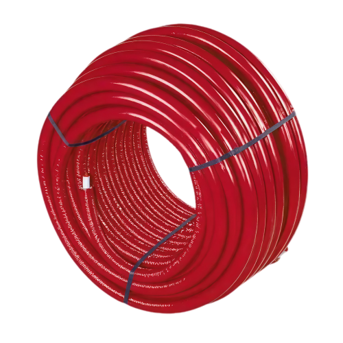 Uponor Uni Pipe PLUS wit voorgeïsoleerd S4 WLS 040 20x2,25 rood 100m