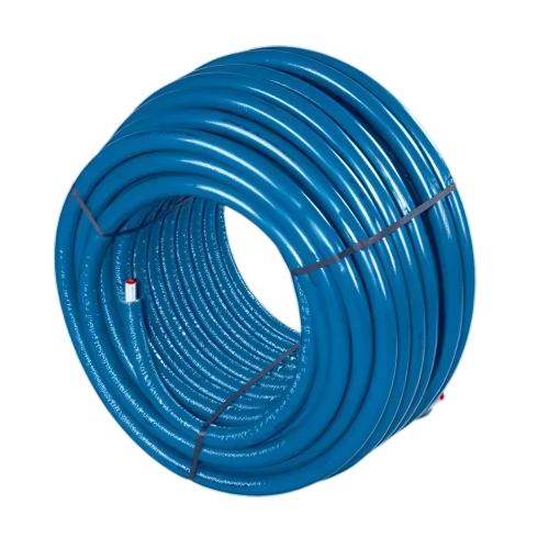 Uponor Uni Pipe PLUS wit voorgeïsoleerd S4 WLS 040 25x2,5 blauw 50m