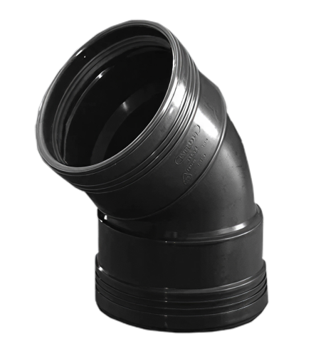 Wavin Wafix PP Bocht 45° ZW 125 SN4 M/M