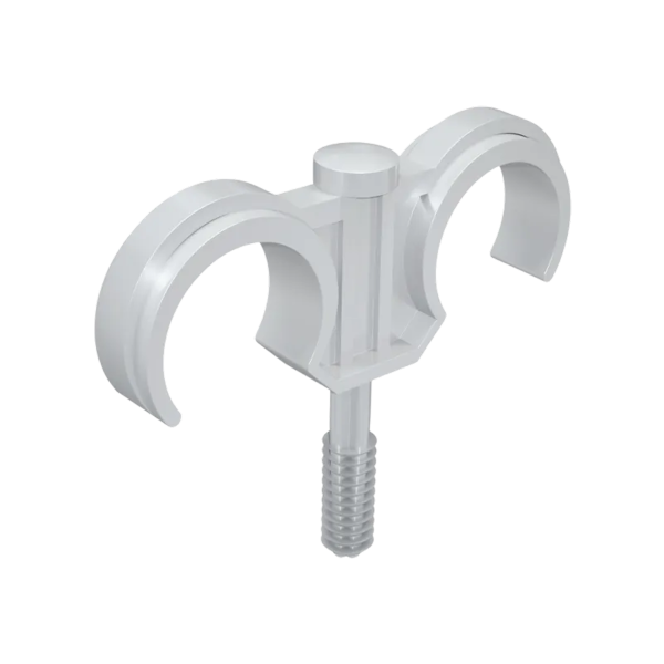 26-30 mm Inslagclip dubbel Nylon