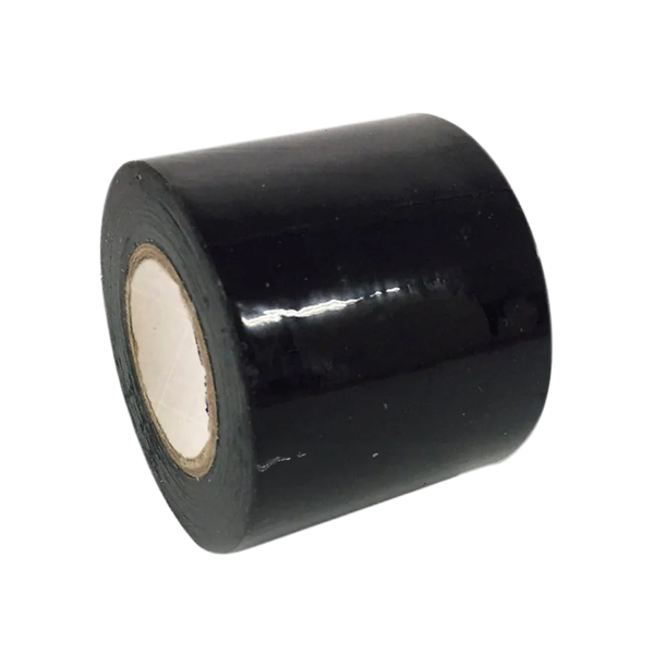 Drainage tape PVC, zwart, B= 50mm, L= 10m