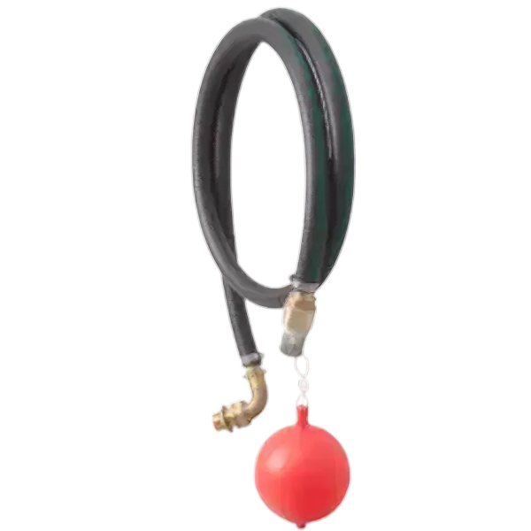 Drijvende zuigslang 2,5 m, + messing koppelingen