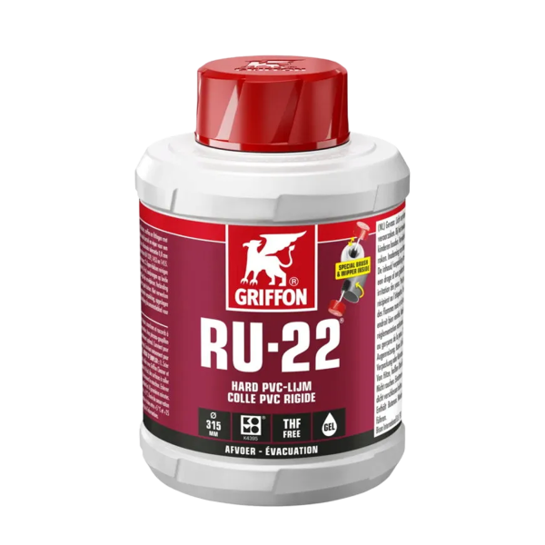 Griffon hard pvc lijm, RU-22, bus à 1000 ml
